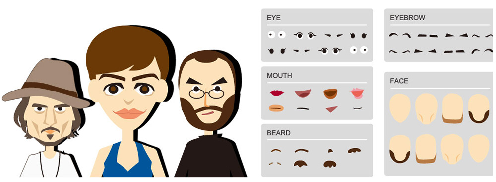 Mix and Match to Characterize into Unique Personalities