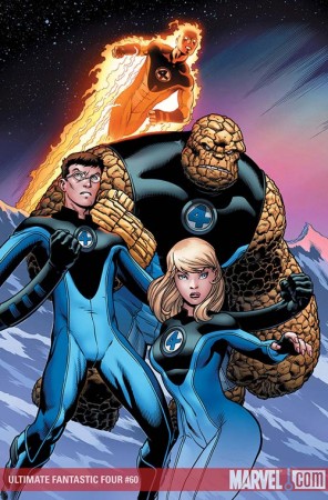 The Ultimate Fantastic Four comic features much younger characters.