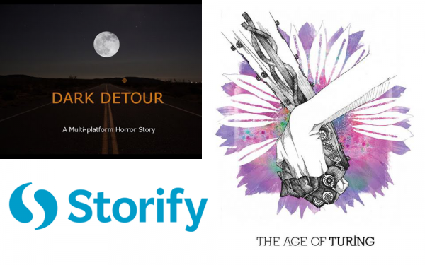 Storify has been used heavily by both Dark Detour and The Age of Turing.