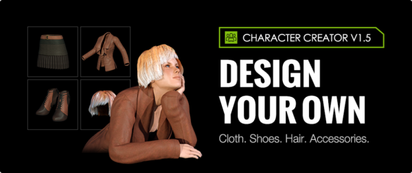 Create, Dress & Design 3D Characters